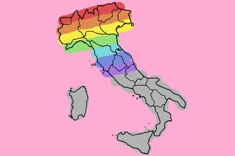 Unioni civili: poche quelle celebrate al Sud Italia