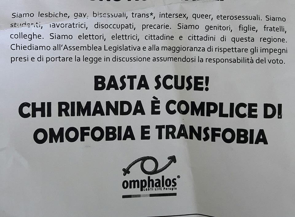 Proteste a Perugia: ennesimo rinvio per la legge regionale contro l'omofobia - 17200926 10211840020146750 7083908973736205442 n - Gay.it