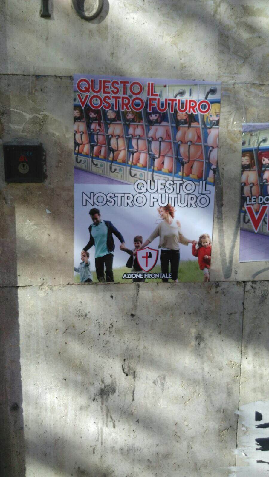Manifesti omofobi e sessisti contro il Gay Center nella Giornata Internazionale della Donna - WhatsApp Image 2017 03 08 at 09.36.2010671 - Gay.it