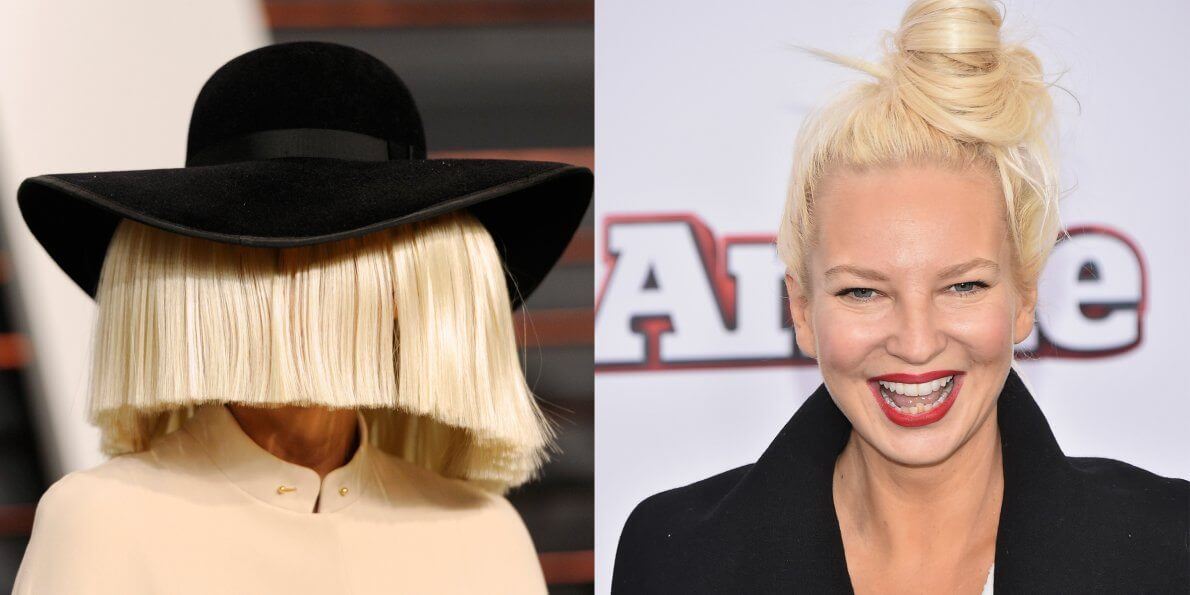 Sia paparazzata in aeroporto senza parrucca e con un nuovo look - heres why sia hides her face with wigs and bows - Gay.it
