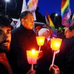 Iera sera a Milano la fiaccolata contro le persecuzioni omofobe in Russia e Cecenia - Thumbnail