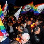 Iera sera a Milano la fiaccolata contro le persecuzioni omofobe in Russia e Cecenia - Thumbnail