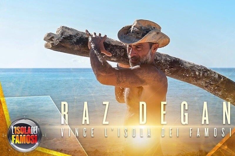 Isola, trionfa Raz Degan: il resoconto della finale