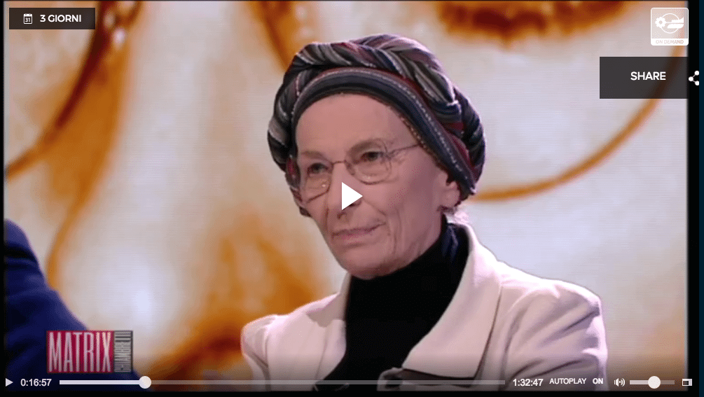 Emma Bonino da Chiambretti: "Vi spiego perché è importante essere femministi" - Schermata 2017 04 17 alle 12.48.56 - Gay.it