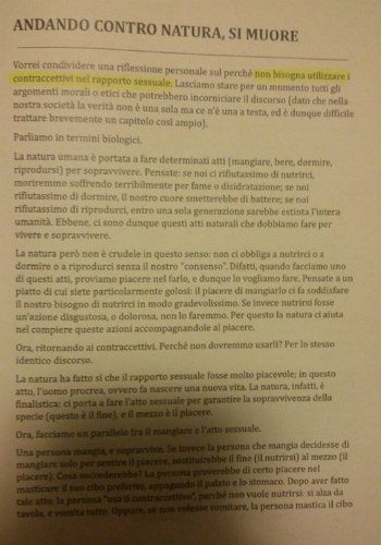 Omofobia sul giornalino scolastico a Bergamo: "Andando contro natura si muore" - andando contro natura si muore - Gay.it