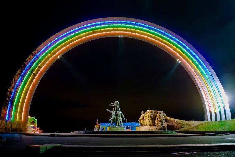 Eurovision 2017: a Kiev nasce l'arcobaleno LGBT più grande al mondo - arcobaleno kiev eurovision 4 - Gay.it