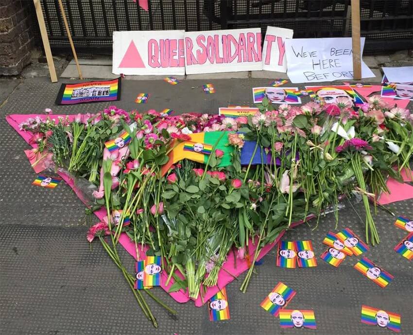 Londra scende in strada per dare voce ai gay imprigionati in Cecenia - london protest steve taylor - Gay.it