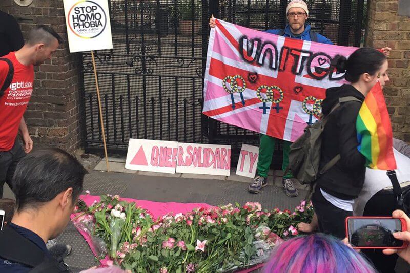 Londra scende in strada per dare voce ai gay imprigionati in Cecenia