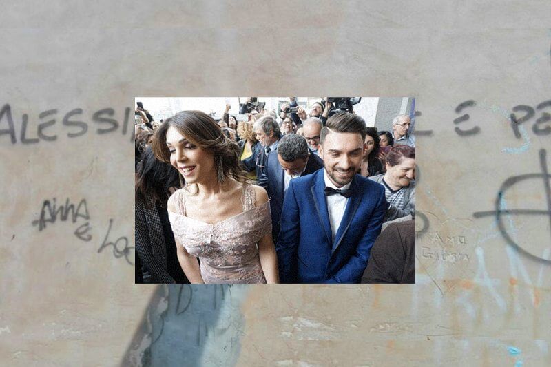 Aversa, scritte transfobiche dei neo-fascisti contro il matrimonio di Alessia e Michele