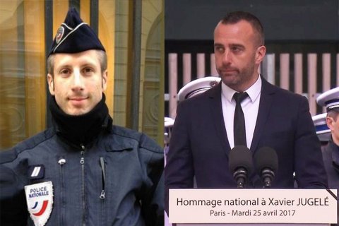 La toccante cerimonia ufficiale per il poliziotto ucciso a Parigi, il compagno: "Non provo odio ma un profondo dolore, ti amerò sempre" - parigi - Gay.it