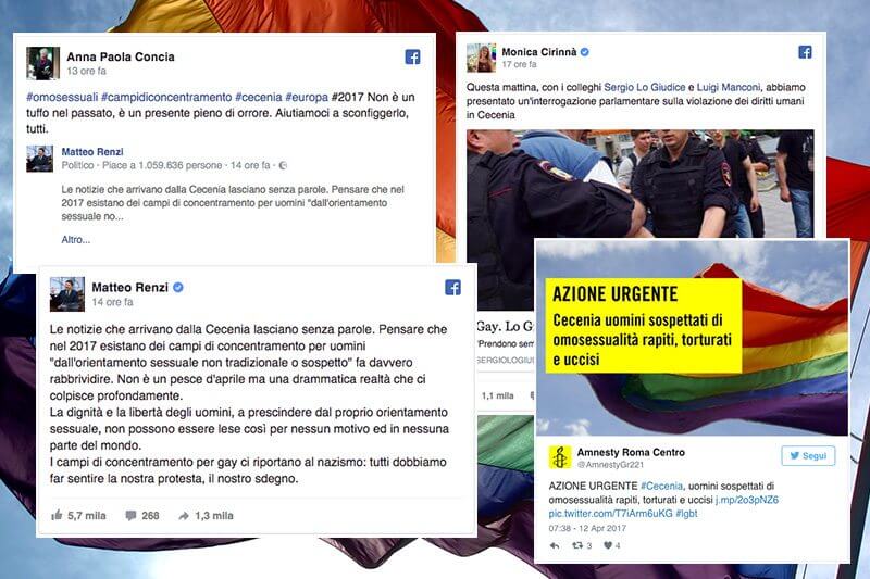 "I campi di concentramento gay ci riportano al nazismo": Matteo Renzi, le reazioni della politica e un'interrogazione parlamentare - reazioni social renzi - Gay.it