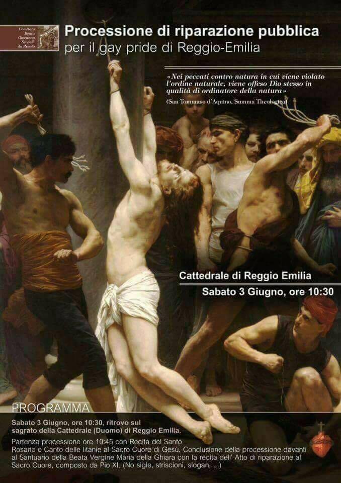 A Reggio Emilia arriva la processione cattolica "di riparazione" durante il Gay Pride - 18471601 10203442774626470 526713795 n - Gay.it