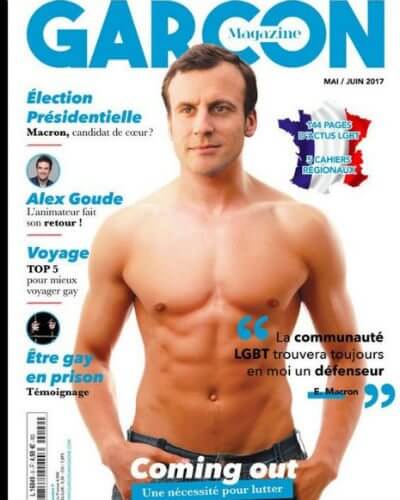 "Macron è un gay psicopatico": è bufera sul magazine più venduto in Russia - macron 2 copertina - Gay.it