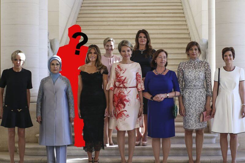 La Casa Bianca fa sparire il marito del premier del Lussemburgo dalla foto con le first lady