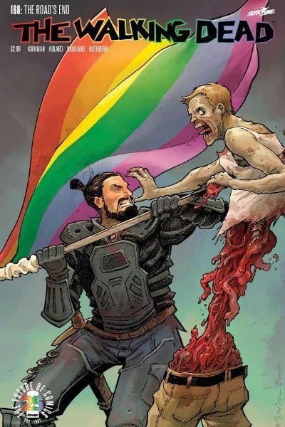 L'editore di The Walking Dead a sostegno del Pride con cover arcobaleno del fumetto - the walking dead gay 3 - Gay.it