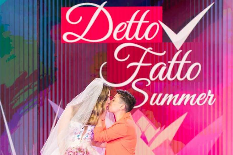 Detto Fatto celebra le unioni civili con i preparativi matrimoniali di Melania e Antonella - insulti omofobi sul web - Detto Fatto Summer matrimonio lesbo per Melania e Antonella - Gay.it