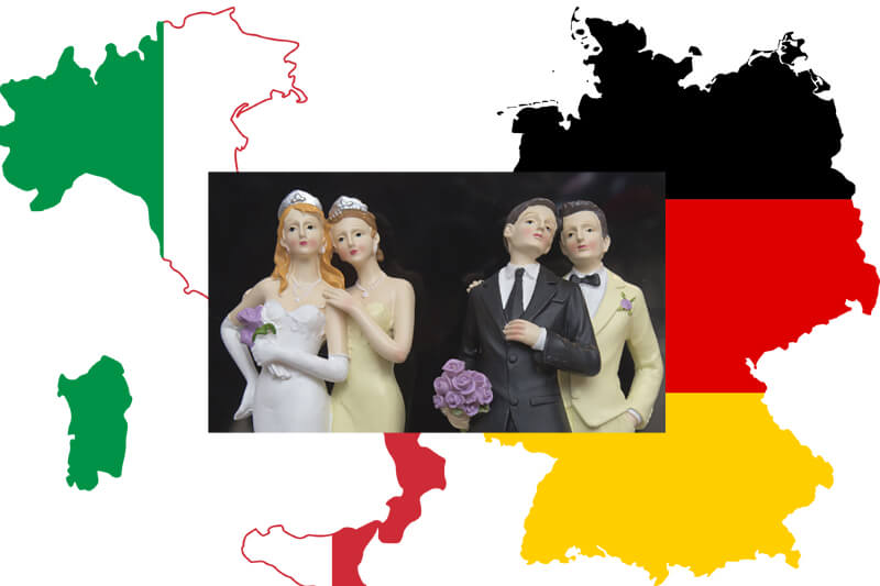 Germania, matrimoni e adozioni gay in quattro giorni: il confronto impietoso con l’Italia