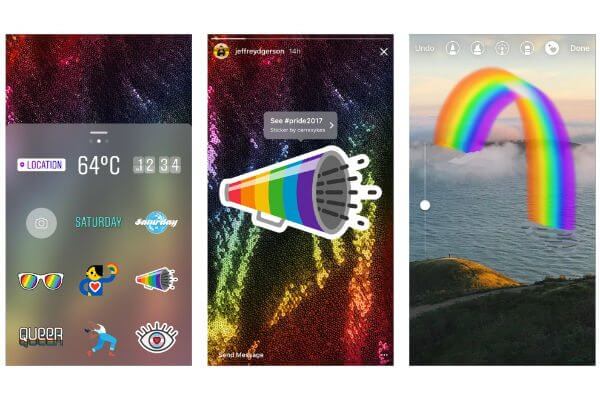 Instagram celebra il mese del Pride con adesivi, pennarelli e muri arcobaleno - instagram 4 - Gay.it