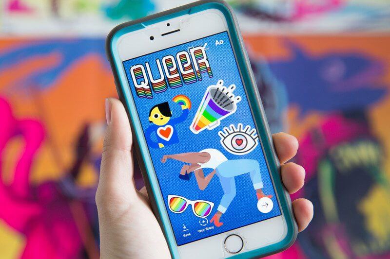 Instagram celebra il mese del Pride con adesivi, pennarelli e muri arcobaleno