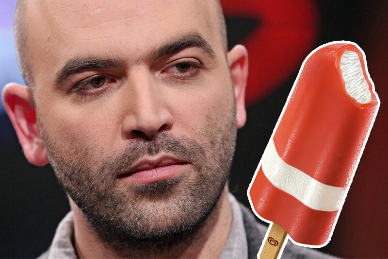 Roberto Saviano e le radici dell’omofobia: “Leccare il gelato rosa era da ricchioni”