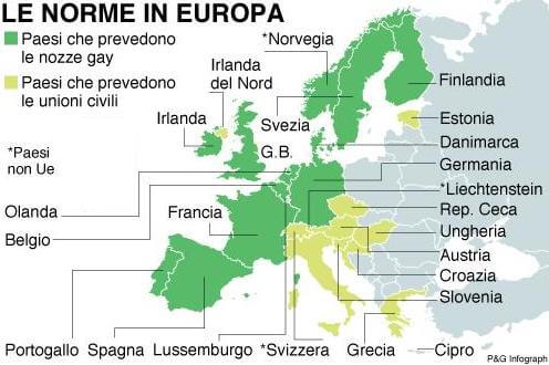 In Italia il matrimonio gay è vietato dalla Costituzione? - 30 infografica norme europa omosessuali - Gay.it
