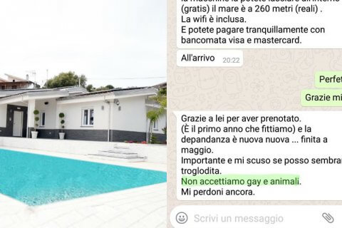 Omofobia in Calabria, Booking.com lancia il comunicato: "Struttura rimossa, non tolleriamo discriminazioni" - calabria - Gay.it