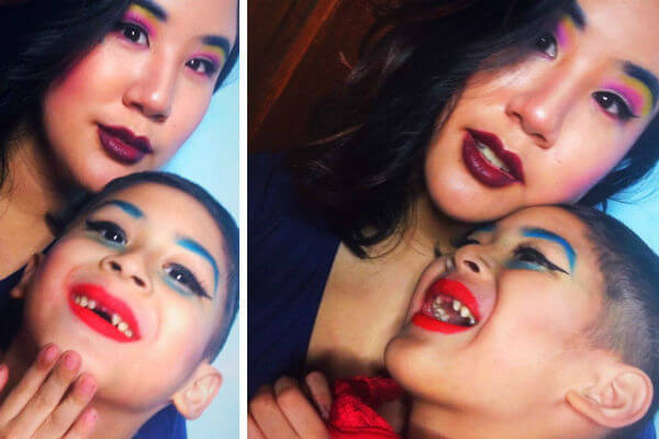 Mamma e figlio giocano a fare le drag queen dopo aver visto Ru Paul - ru paul 3 - Gay.it