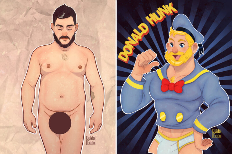 Illustrazioni erotiche e liberazione dei corpi: i disegni di Guido Fiato - guido fiato thumb - Gay.it