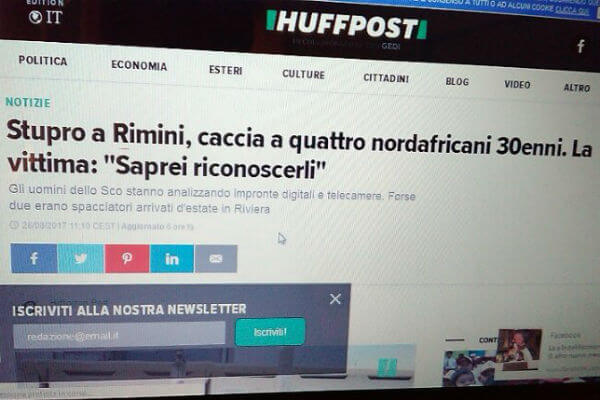 Rimini, due donne stuprate in una notte: questo è il titolo giusto - stupri rimini 2 - Gay.it