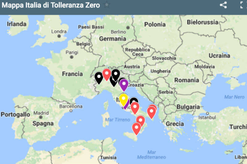 Omofobia, arriva la mappa che raccoglie segnalazioni e luoghi anti-LGBT - tolleranza zero 3 - Gay.it