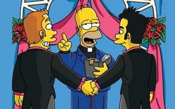 La Fobia di Homer, 29 anni fa andava in onda lo storico episodio dei Simpson che ridicolizzava l'omofobia (VIDEO) - simpson 2 - Gay.it