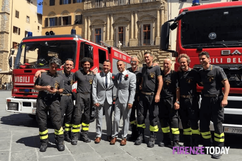 “Auguri per l’Unione Civile”, richiamo disciplinare al vigile del fuoco