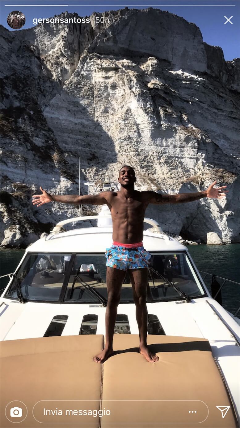 Gerson, il giovane brasiliano che fa sognare la Roma - Gerson in costume - Gay.it