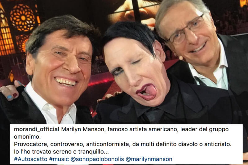 Marilyn Manson ospite di Music, l’esorcista: “Boicottatelo”