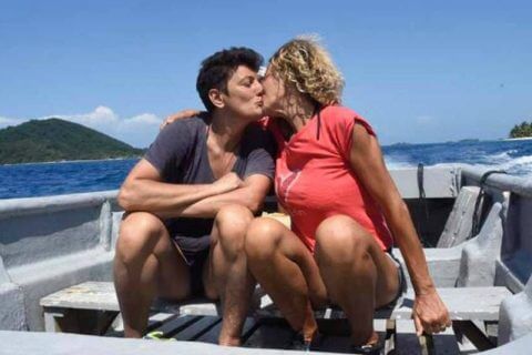 Imma Battaglia e Eva Grimaldi