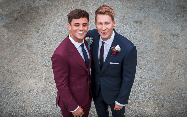 Tom Daley e Lance Black