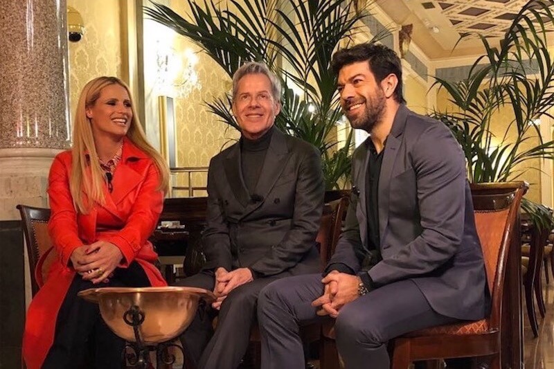 Sanremo 2018, Pierfrancesco Favino e Michelle Hunziker al fianco di Claudio Baglioni presentano il Festival