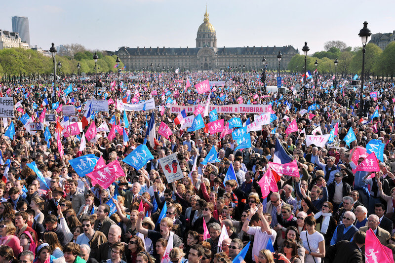 Francia, ora si può dire che la Manif Pour Tous è un movimento omofobo