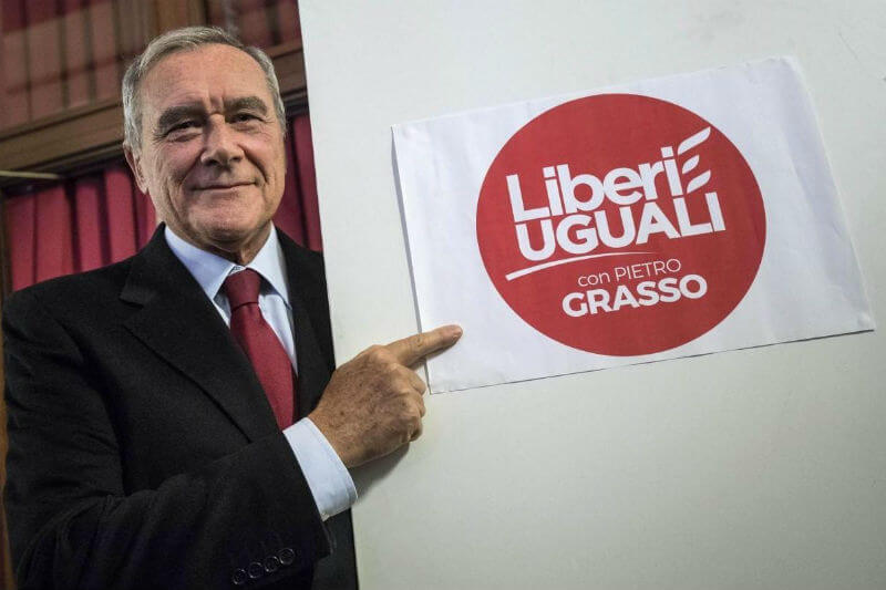 Pietro Grasso, leader di LEU: “Sì a matrimoni, adozioni e stepchild”