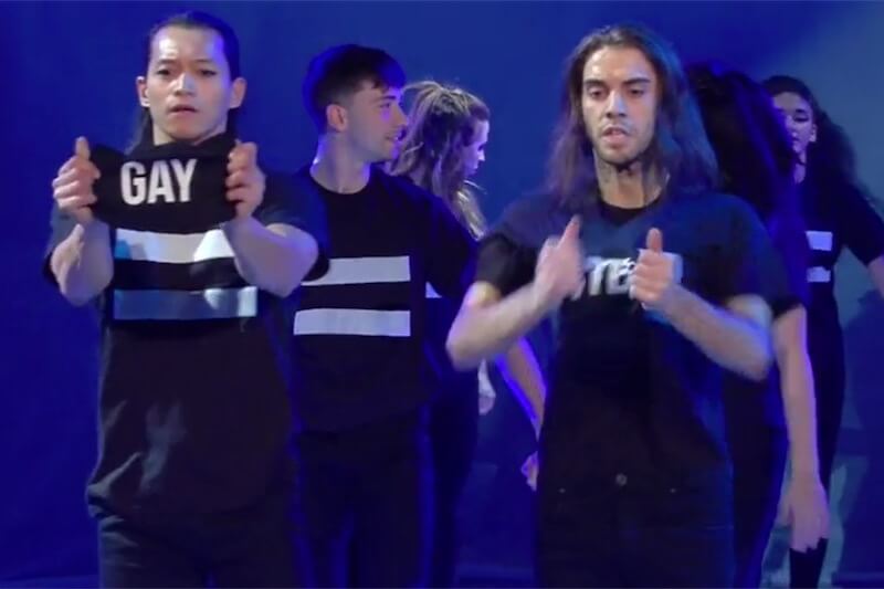 Sanremo Young, la coreografia di Daniel Ezralow che celebra l’uguaglianza – video