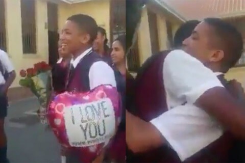 Studenti africani festeggiano San Valentino a scuola, il tenero video diventa virale - Scaled Image 45 - Gay.it