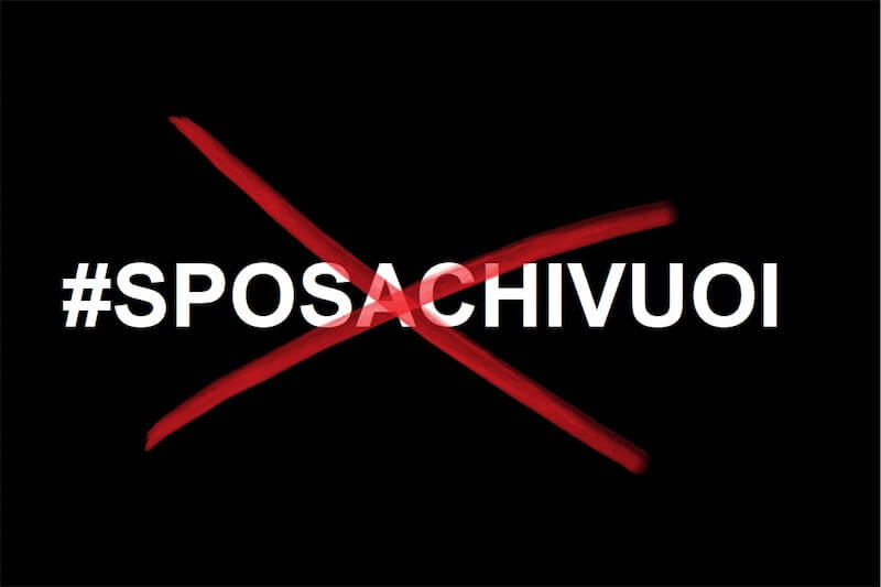 Fiera Verona Sposi, rimosso lo slogan #SposaChiVuoi: ‘Contrario alla famiglia tradizionale uomo-donna’