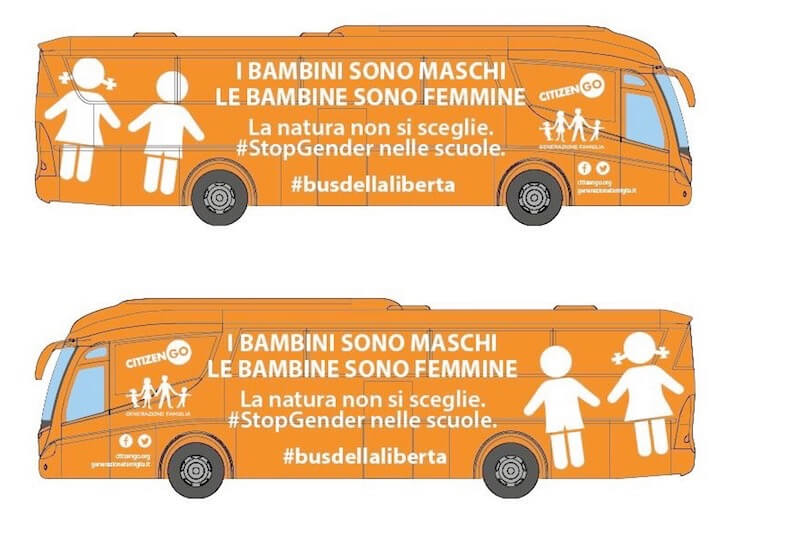 Torino, divieto al bus omofobo – ma i promotori sfidano il Comune