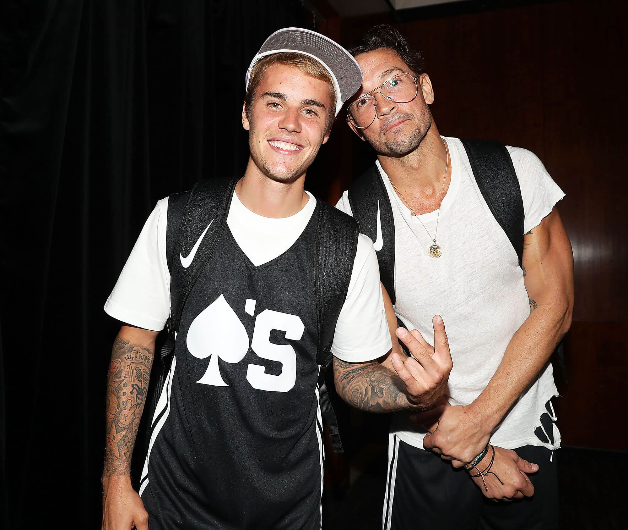 Justin Bieber e Carl Lentz