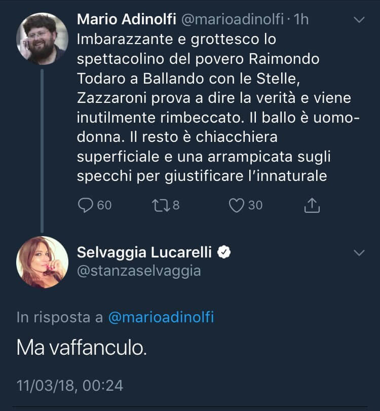 Mario Adinolfi, 'Milly Carlucci crolla negli ascolti a causa dei diktat della lobby Lgbt' - ma i dati Auditel dicono altro - DX v4kWkAAWFKI - Gay.it