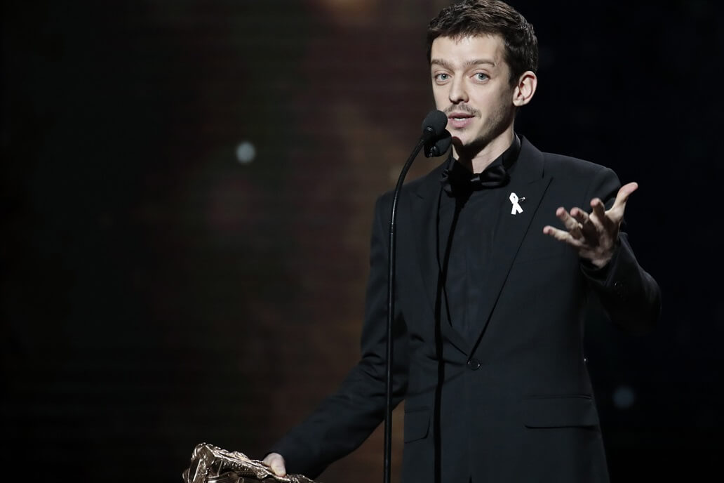 120 Battiti al Minuto trionfa agli Oscar francesi: sei premi César - Nahuel Perez Biscayart ai C%C3%A9sar - Gay.it