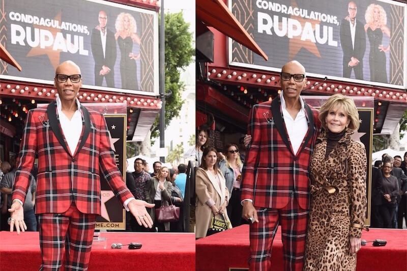 RuPaul, inaugurata la sua stella sulla  Hollywood Walk of Fame – foto