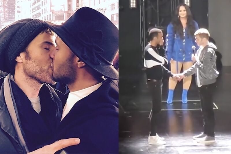 Demi Lovato, emozionante proposta di matrimonio gay durante un concerto – video