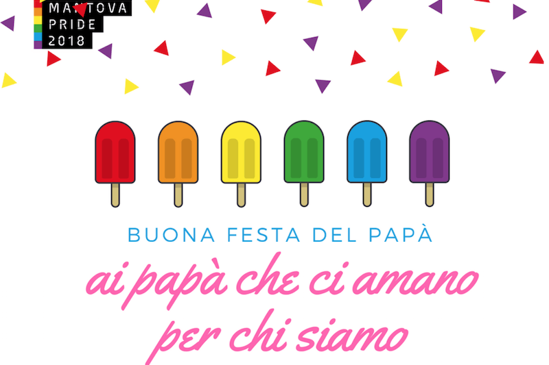 Festa del Papà, il Mantova Pride celebra anche i due papà e i daddy