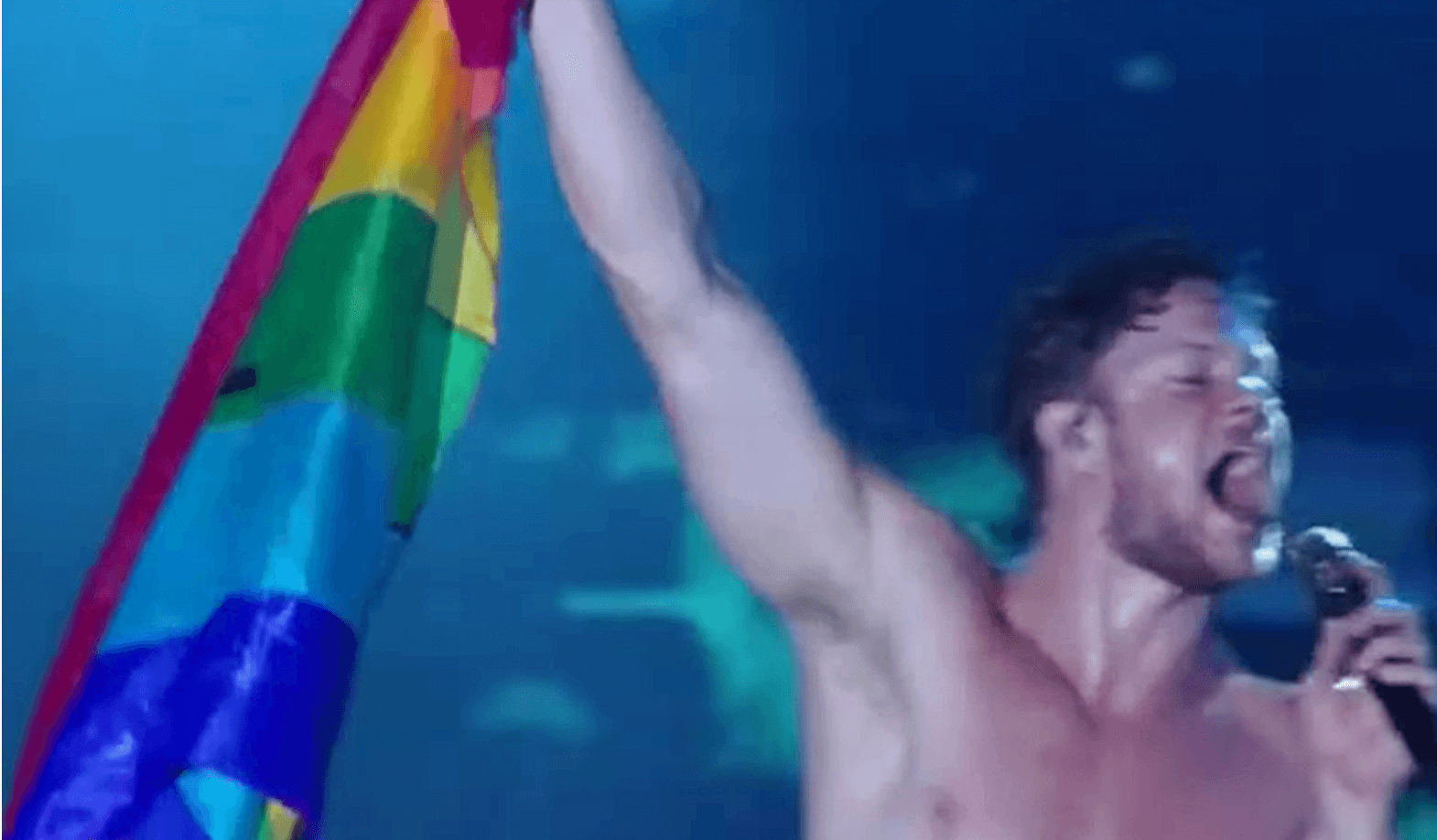 imagine dragons dan reynolds rainbow flag
